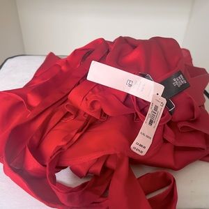 Victoria’s Secret red satin robe